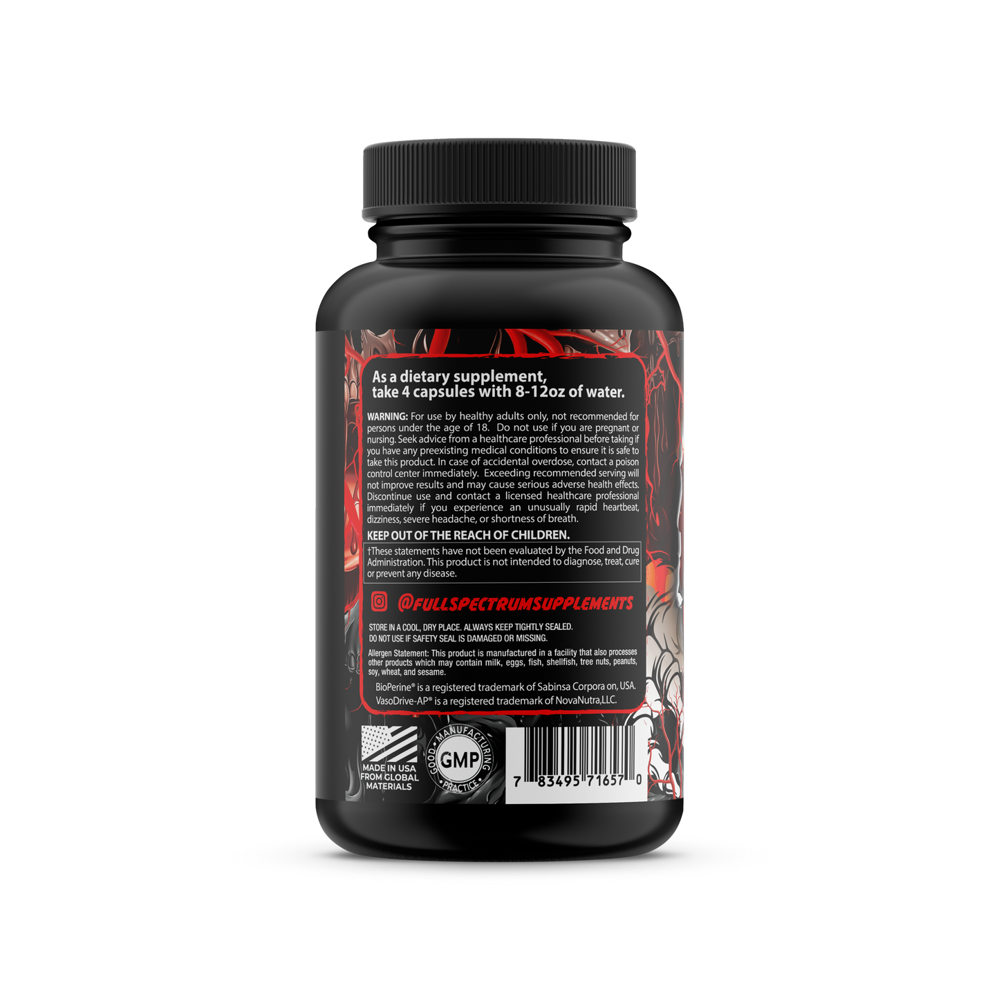 N.O.TORIOUS PUMP CAPSULES