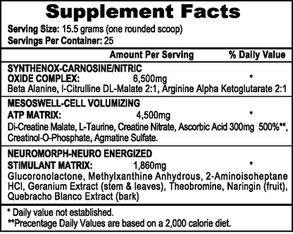 APS Mesomorph Pre-Workout