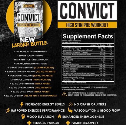 Condemned Labz Convict Pre-Workout