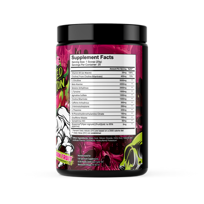 N.O.TORIOUS RAGE XTREME LIMITED EDITION DRAGONFRUIT