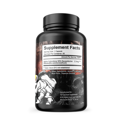 Full Spectrum Supplements N.O.TORIOUS Alpha Yohimbine