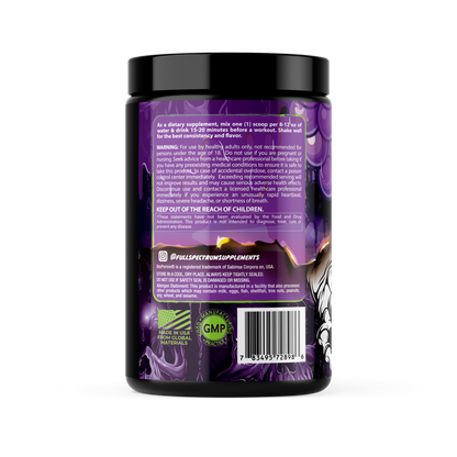 N.O.TORIOUS RAGE EXTREME: LIMITED EDITION Grape Candy Pre-Workout