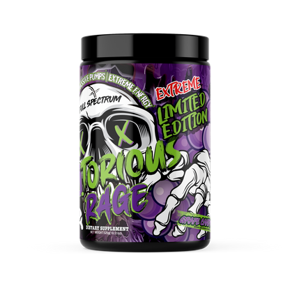 N.O.TORIOUS RAGE EXTREME: LIMITED EDITION Grape Candy Pre-Workout