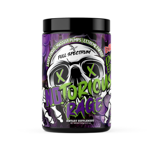 N.O.TORIOUS RAGE EXTREME: LIMITED EDITION Grape Candy Pre-Workout