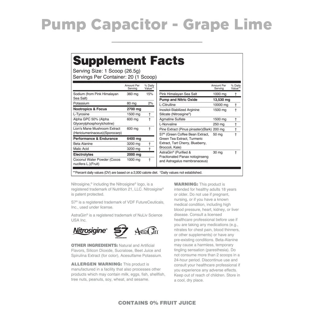 Nutrithority Pump Capacitor