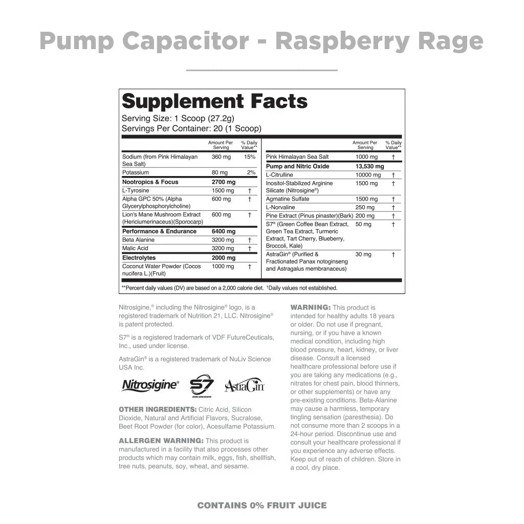 Nutrithority Pump Capacitor