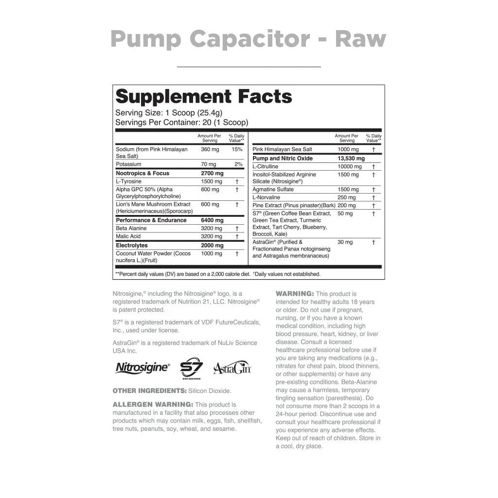 Nutrithority Pump Capacitor