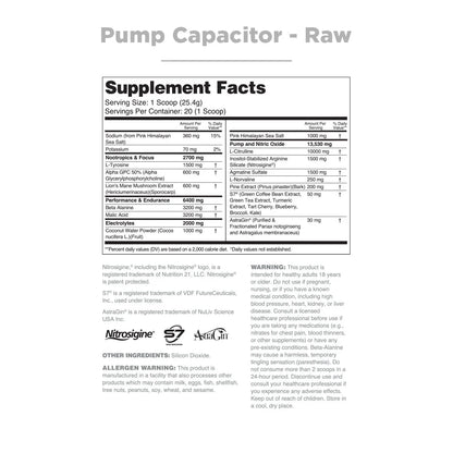 Nutrithority Pump Capacitor