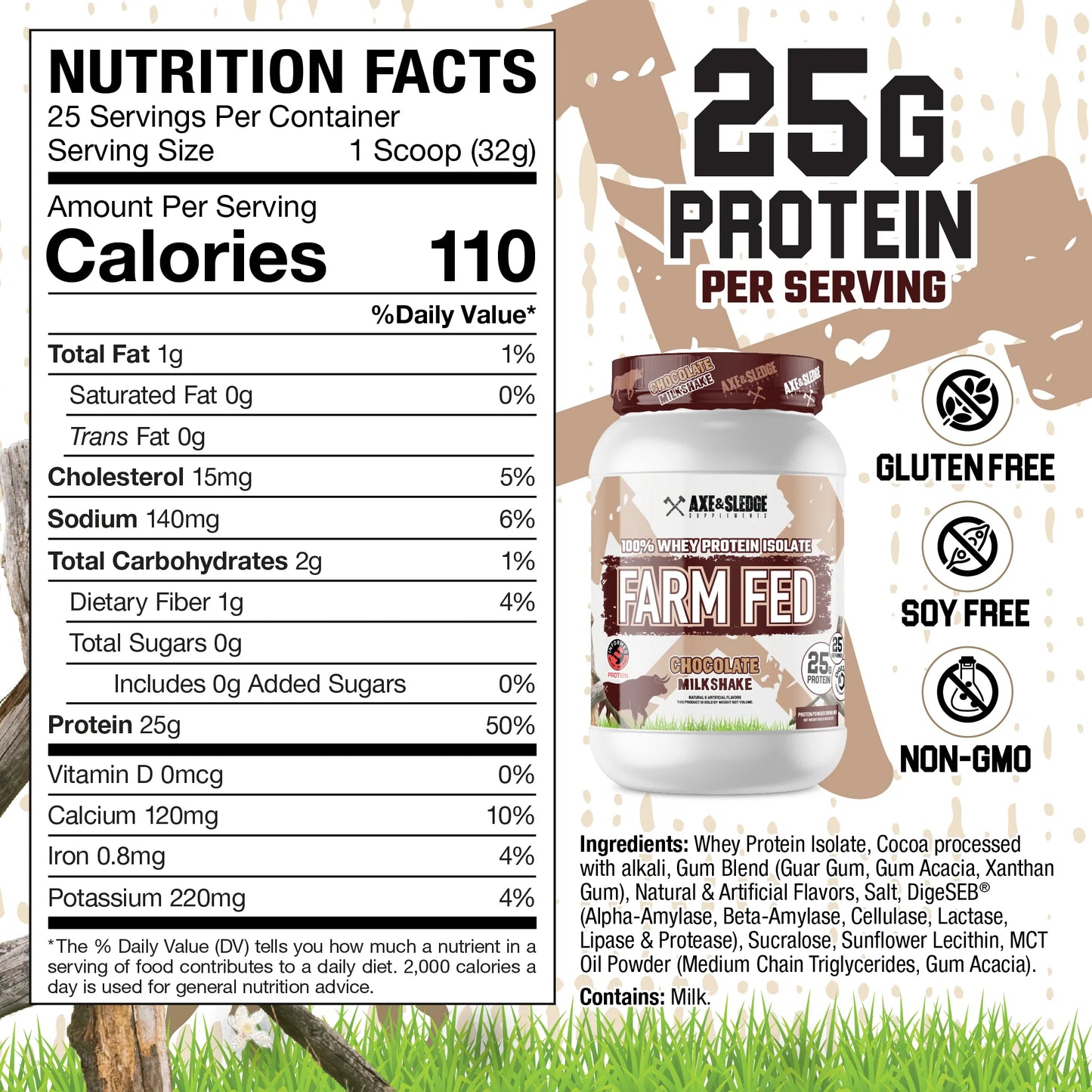 Axe & Sledge Farm Fed Protein