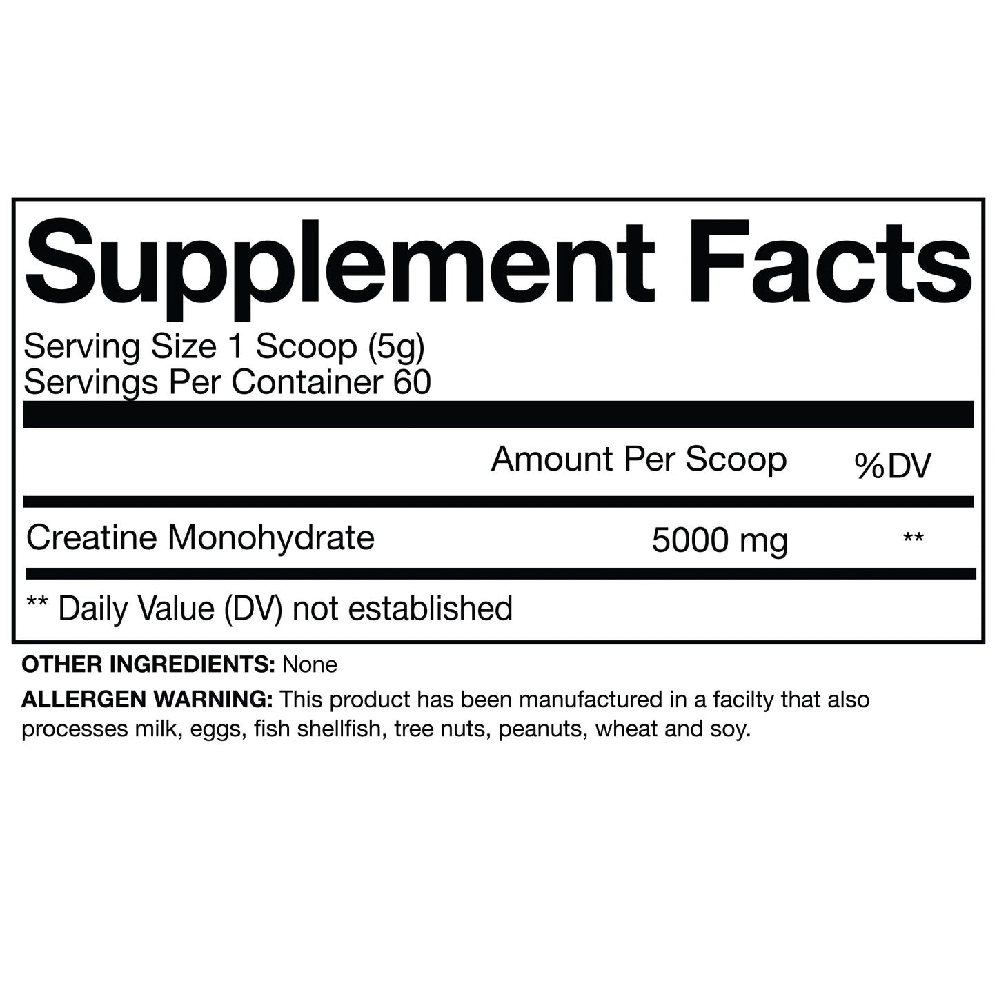 Nutrifitt Epic Creatine Monohydrate Unflavored