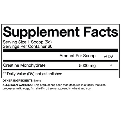 Nutrifitt Epic Creatine Monohydrate Unflavored