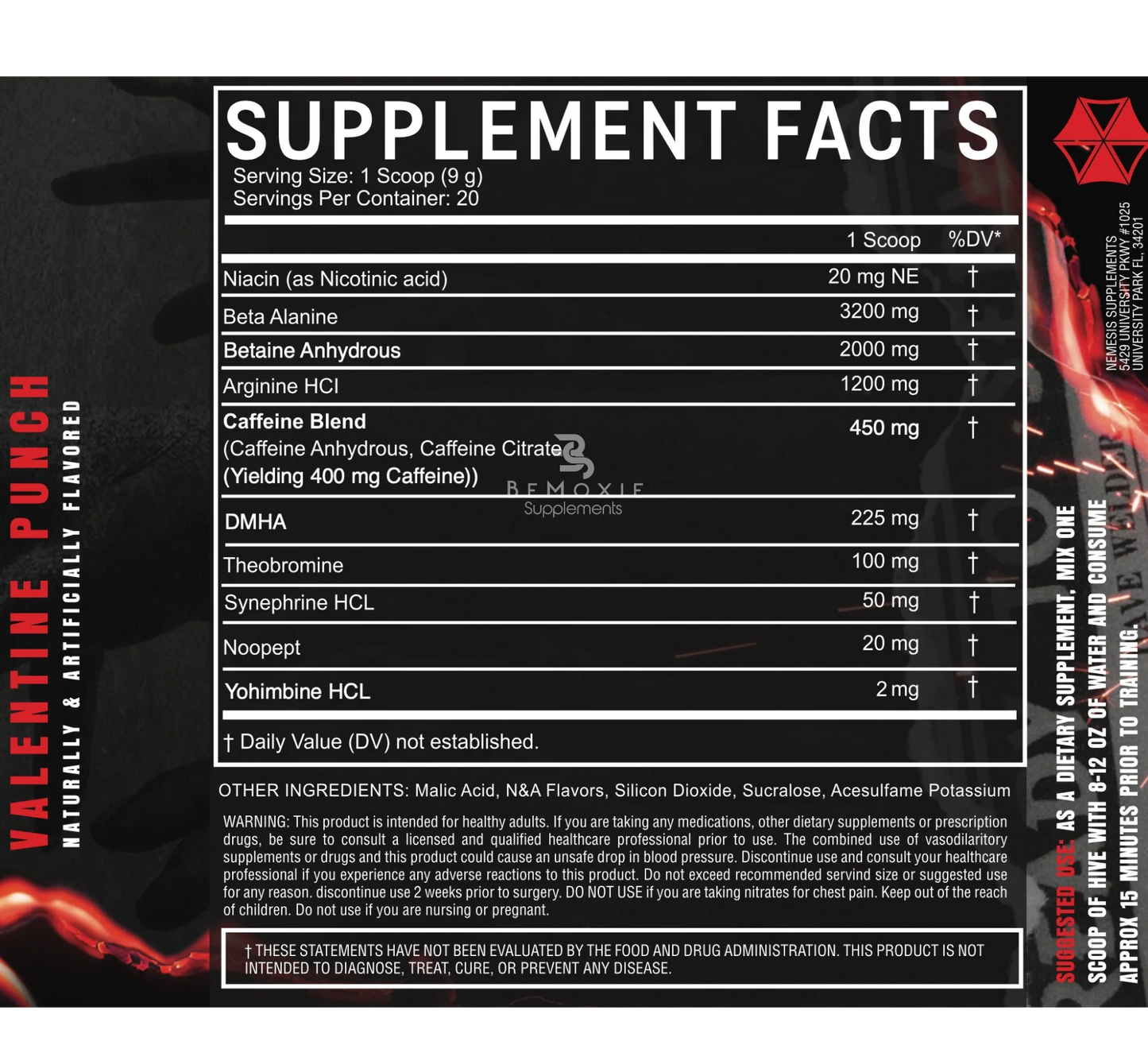 The Nemesis Project HIVE Pre-Workout