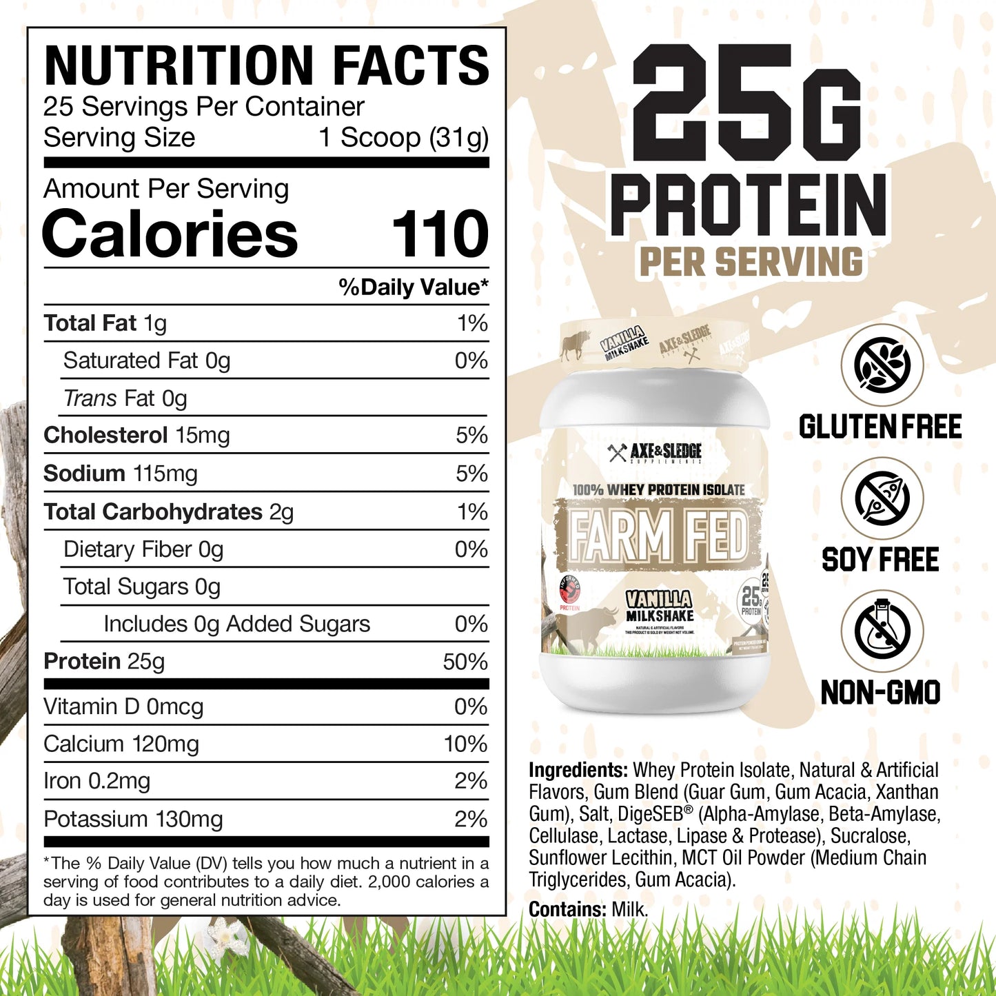 Axe & Sledge Farm Fed Protein